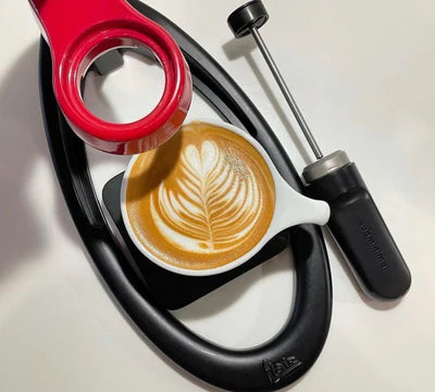  Subminimal NanoFoamer, Handheld Milk Foamer, Velvety  Microfoamed Milk for Barista-Style Coffee, Battery Powered Milk Frother -  Featuring NEW Super-Soft Button: Home & Kitchen